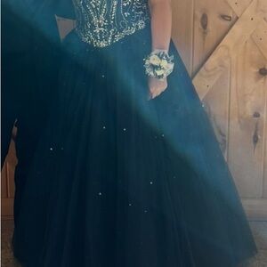 Elegant Navy Blue Dress